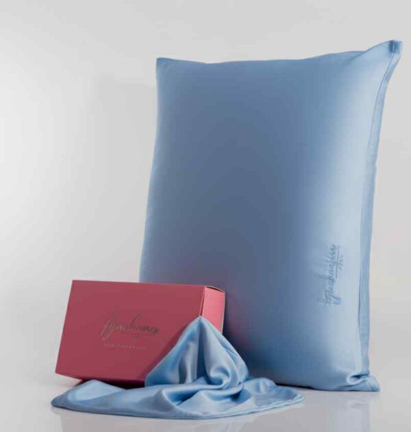 Silk Blue Pillowcase